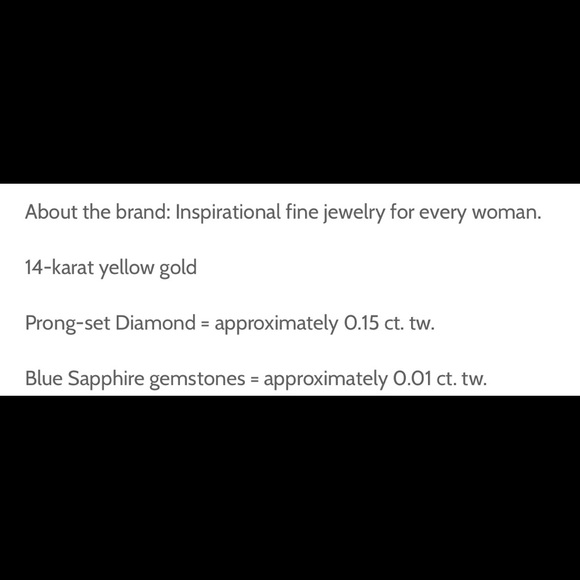 ADORNIA-NWT 14K Gold, Diamond, Sapphire Snake RING - Picture 9 of 14